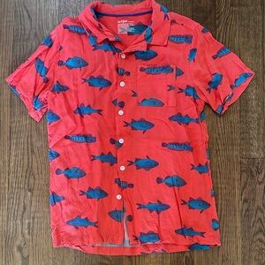 Coral Fish Pattern Shirt Hawaiian style shirt